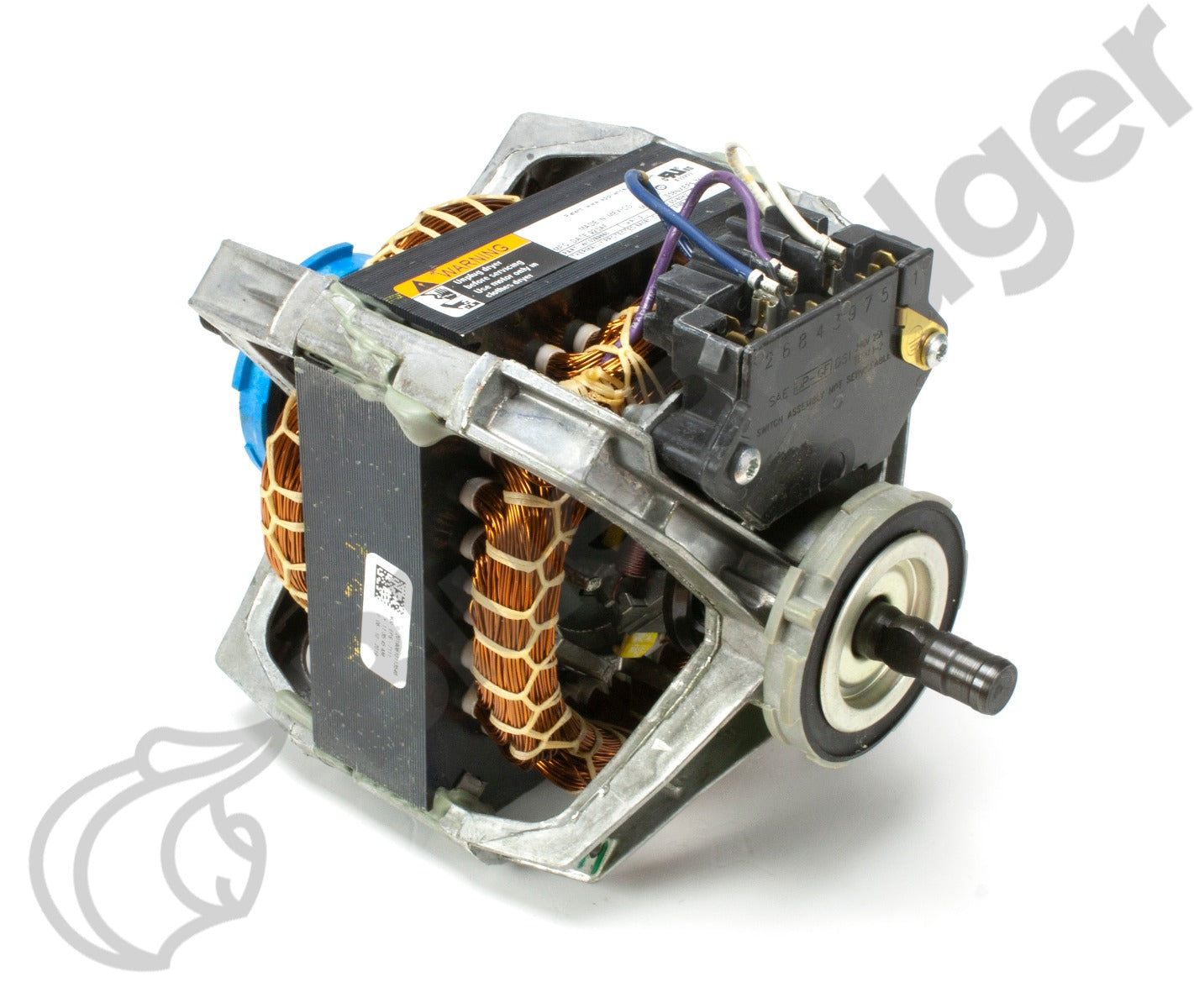 Gray Whirlpool 3LWED4705FW Motor Set - Part Number C00313291 - Out Of Stock