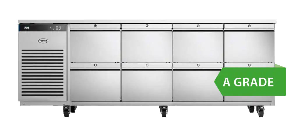 Light Gray Foster EP1/4H/43-318 EcoPro G3 8 Drawer Refrigerated Counter, 585 Litres - Contact Us For Availability