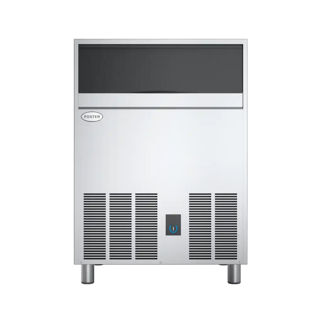 Light Gray Foster FS90/27-120 Air Cooled Integral Cube Ice Maker, 42kg Storage - In Stock