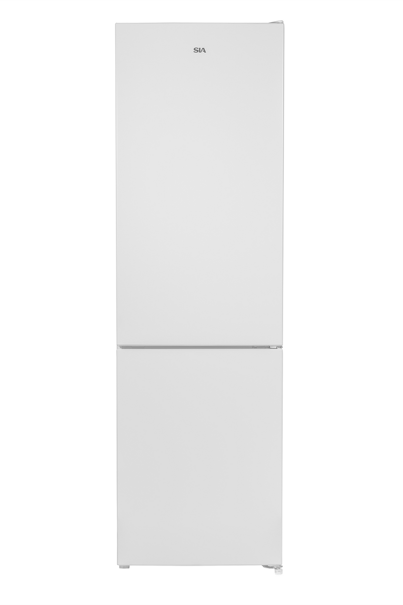 Light Gray SIA Total No Frost Combi Freestanding Fridge Freezer 250L