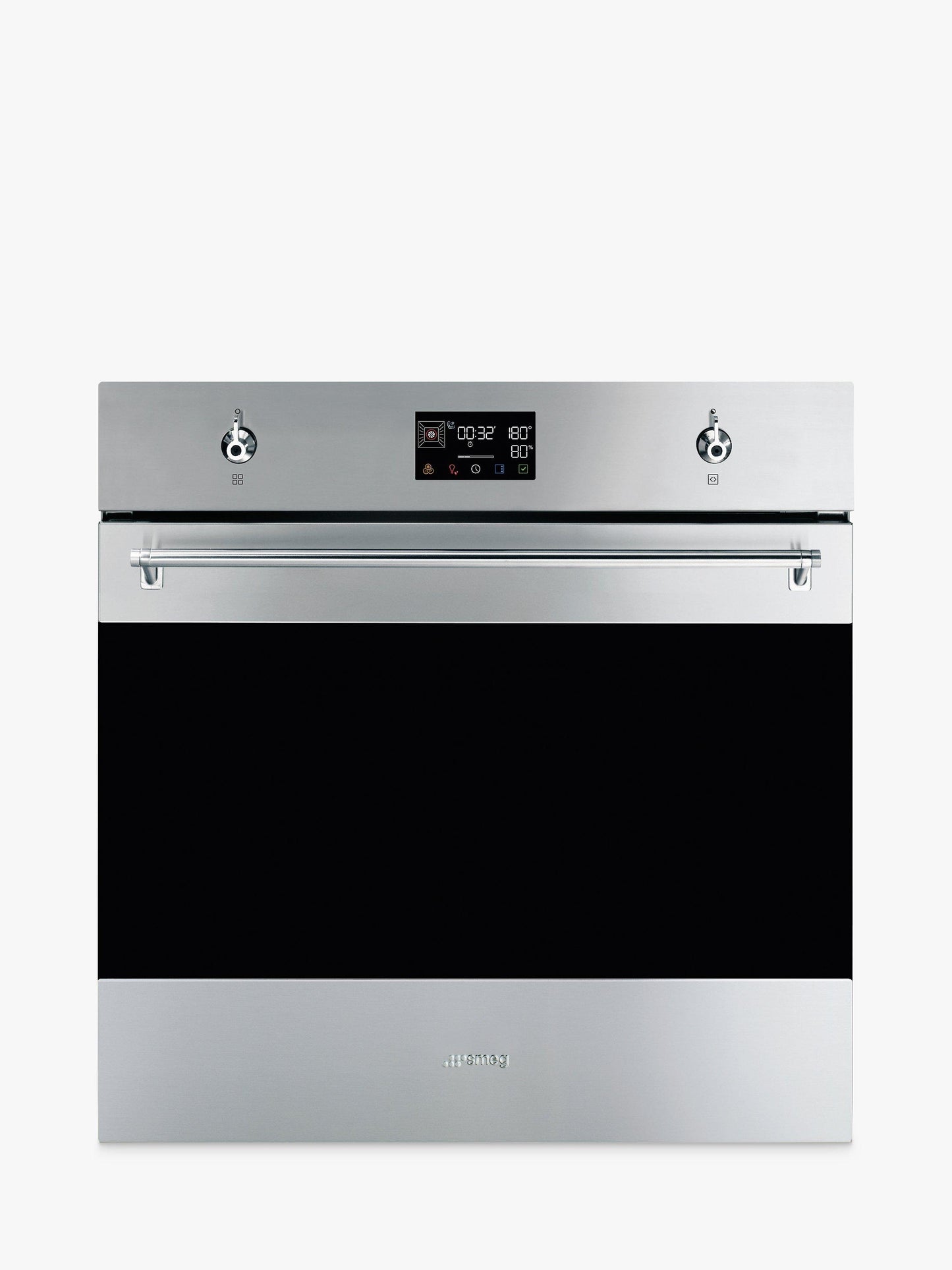 Black SMEG Classic Galileo Oven, SteamOne