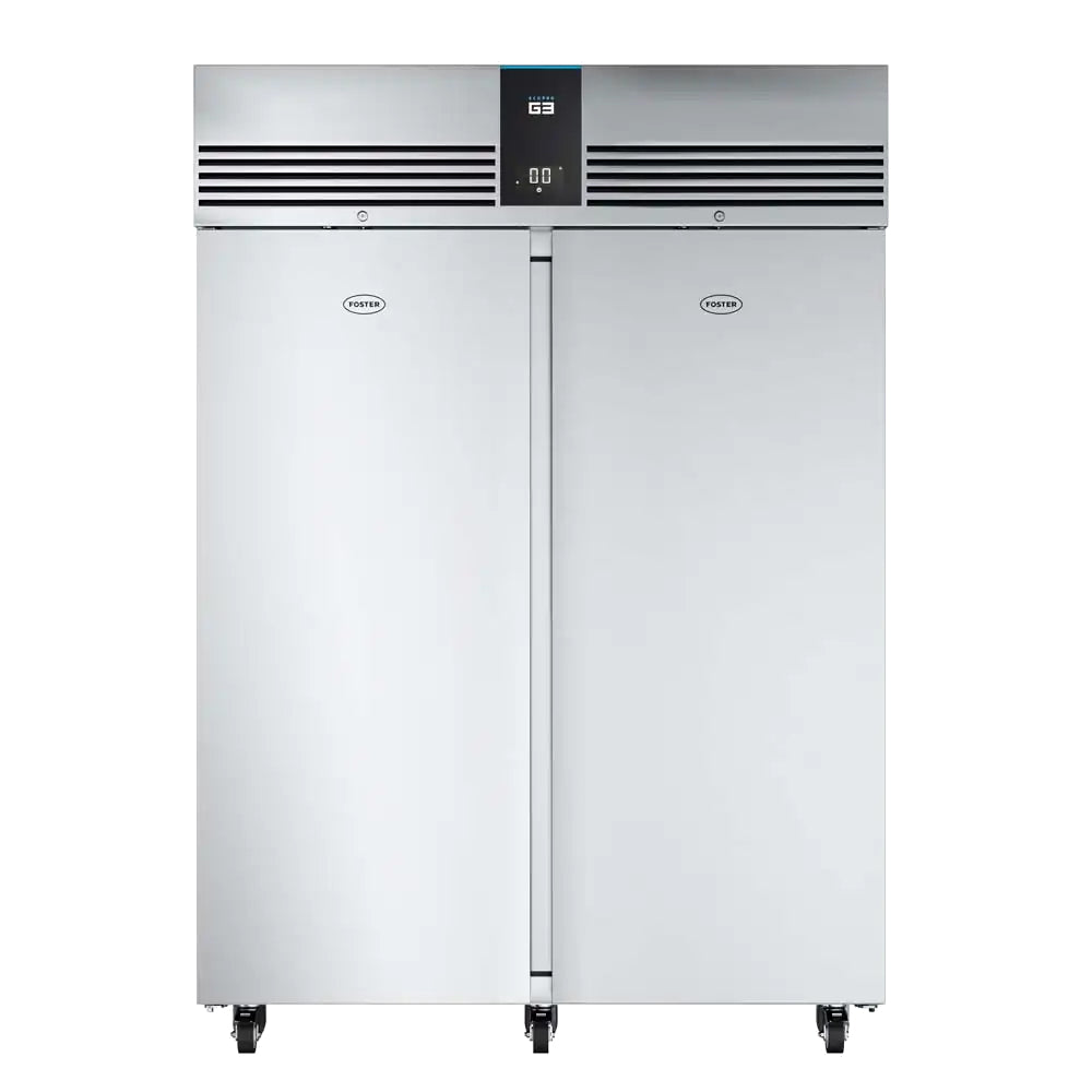 Light Gray Foster EP1440M/41-176 EcoPro G3 Double Door Refrigerated Upright Cabinet, 1350 Litres - In Stock