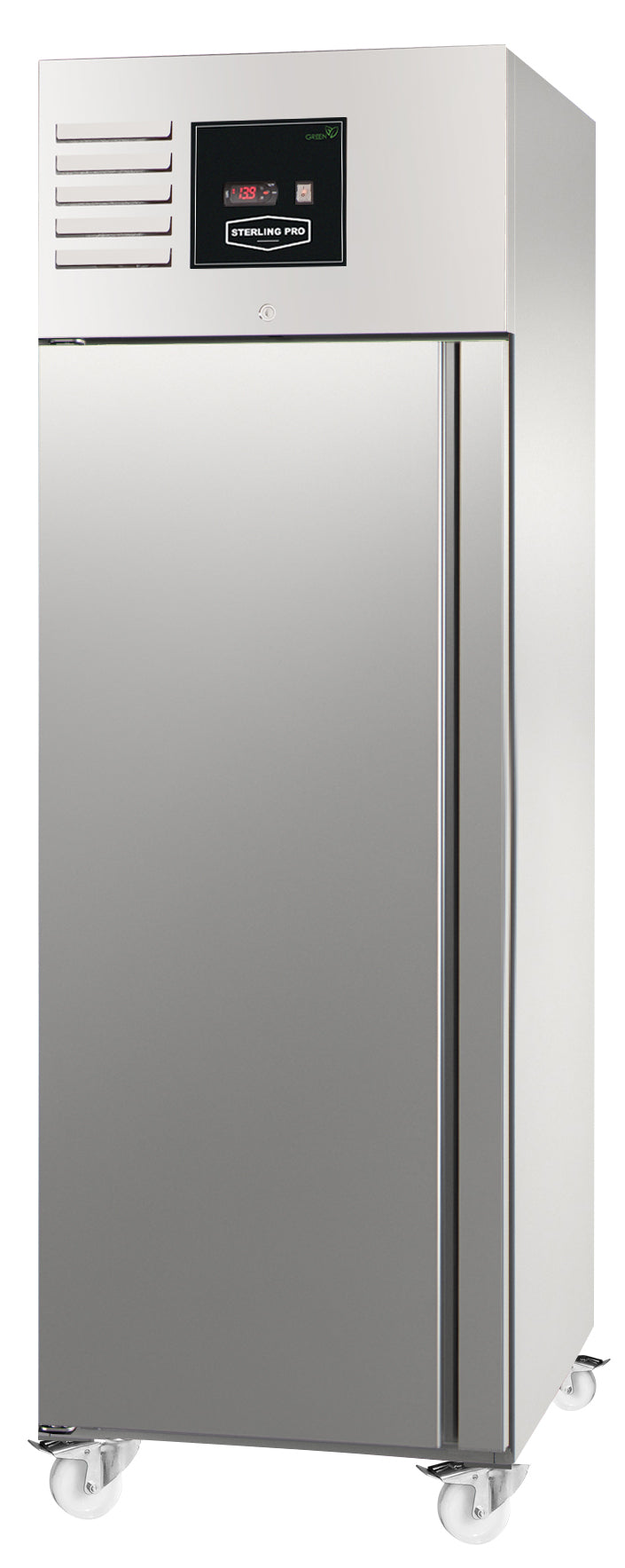 Gray Sterling Pro Green SNI700L Single Door Left Hinged Gastronorm Freezer Cabinet, 700 Litres - In Stock
