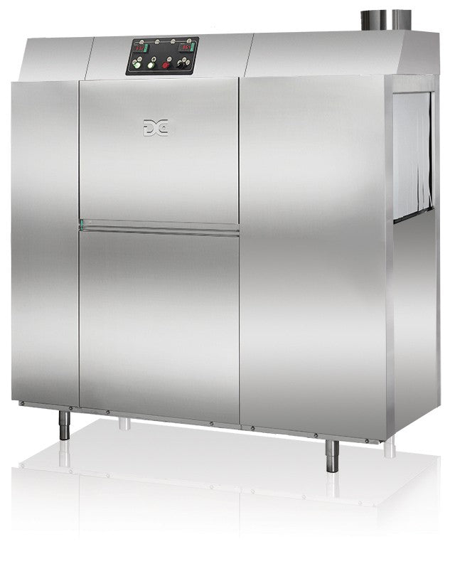 Light Gray DC DC2000A 500mm Basket Rack Conveyor Commercial Dishwasher with Break Tank - Contact Us For Availability