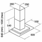 Light Gray ECN62BL Flat glass extractor