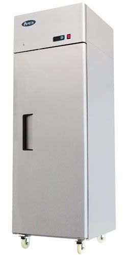 Gray Atosa MBF8113HD Single Door Top Mounted Gastronorm Upright Freezer, 670 Litres - Contact Us For Availability
