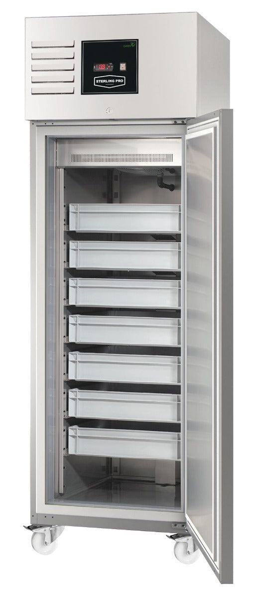 Gray Sterling Pro Green SPIF700L Single Door Left Hinged Fish Storage Cabinet, 574 Litres - In Stock