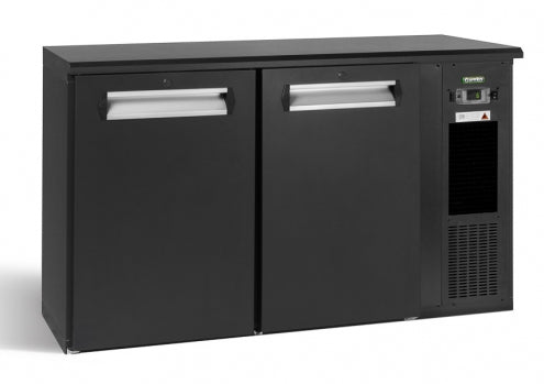 Dark Slate Gray Gamko E3/22MU84 Solid Double Door Black Undercounter Bottle Cooler, 344 x 33 Centiliters Bottles - Contact Us For Availability