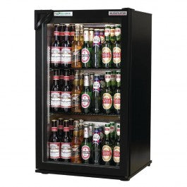 Black Autonumis RUC00001 EcoChill Single Door Bottle Cooler, 84 x 330ml Bottles - Contact Us For Availability