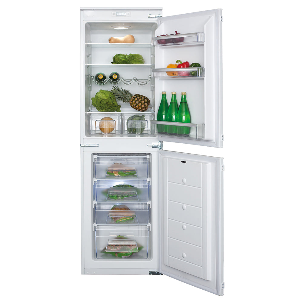 Light Gray FW852 Integrated 50/50 combination fridge freezer