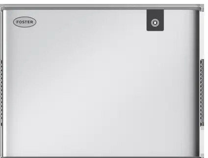 Light Gray Foster F202/28-128 Air Cooled Modular Cube Ice Maker, 220kg/24hrs Output - In Stock