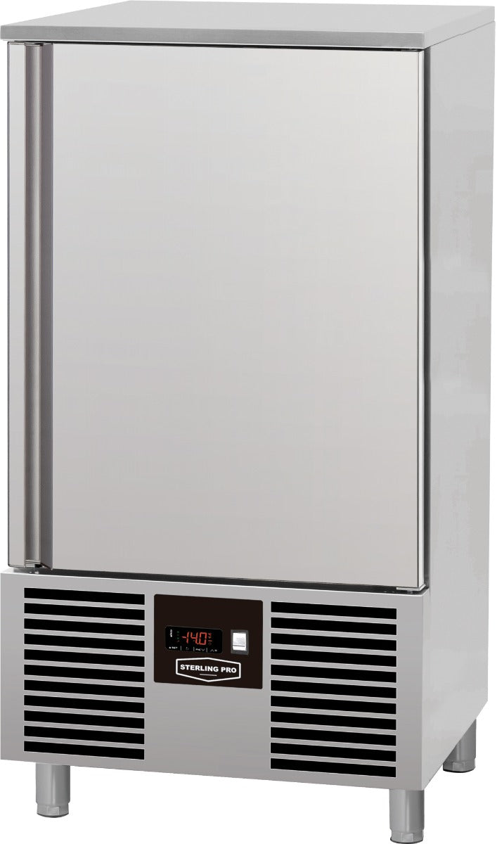 Gray Sterling Pro SP1050BC-HC 10 Grid Single Door Blast Chiller / Freezer, 50kg/30kg - In Stock