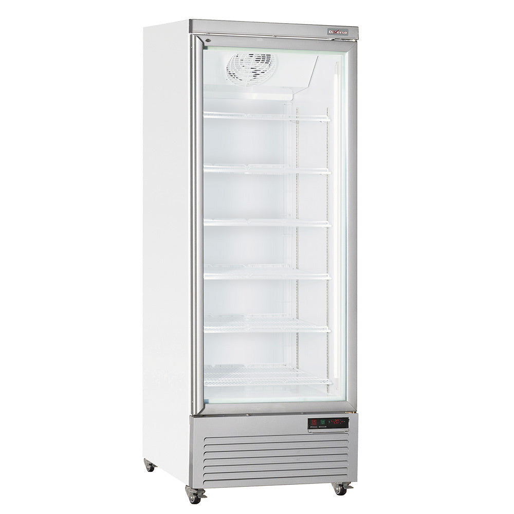 Light Gray Diverso WR-VP56-1W Vertical fridge showcase, 1 door, 615 liters - WHITE - Contact Us For Availability