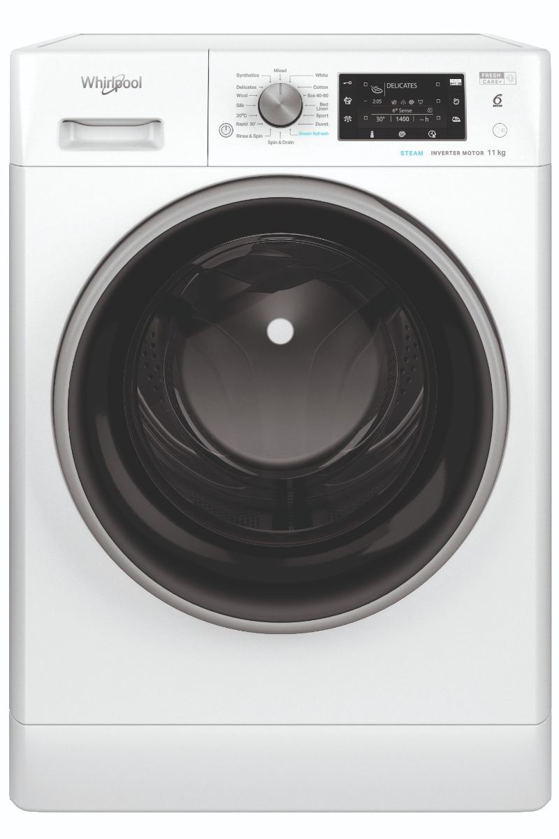 Light Gray Whirlpool FFD11469BSV UK 6th Sense Washer, 11kg - Low Stock