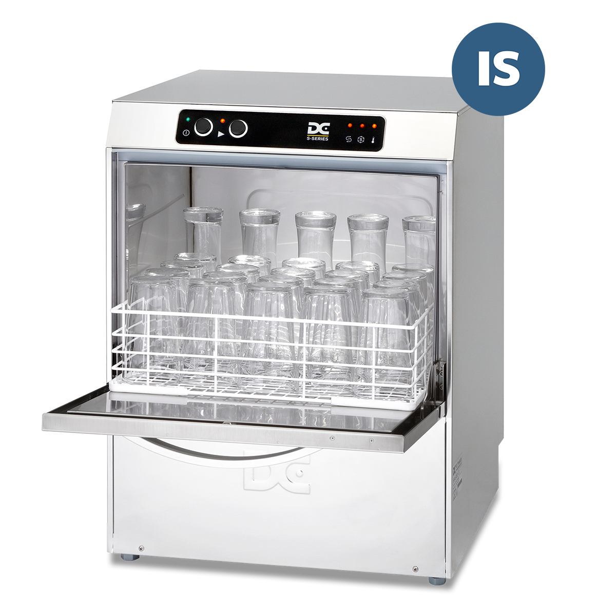 Gray DC SG45IS Standard Range 450mm Basket Frontloading Commercial Glasswasher with Integral Water Softener, 25 Pint Capacity - Contact Us For Availability