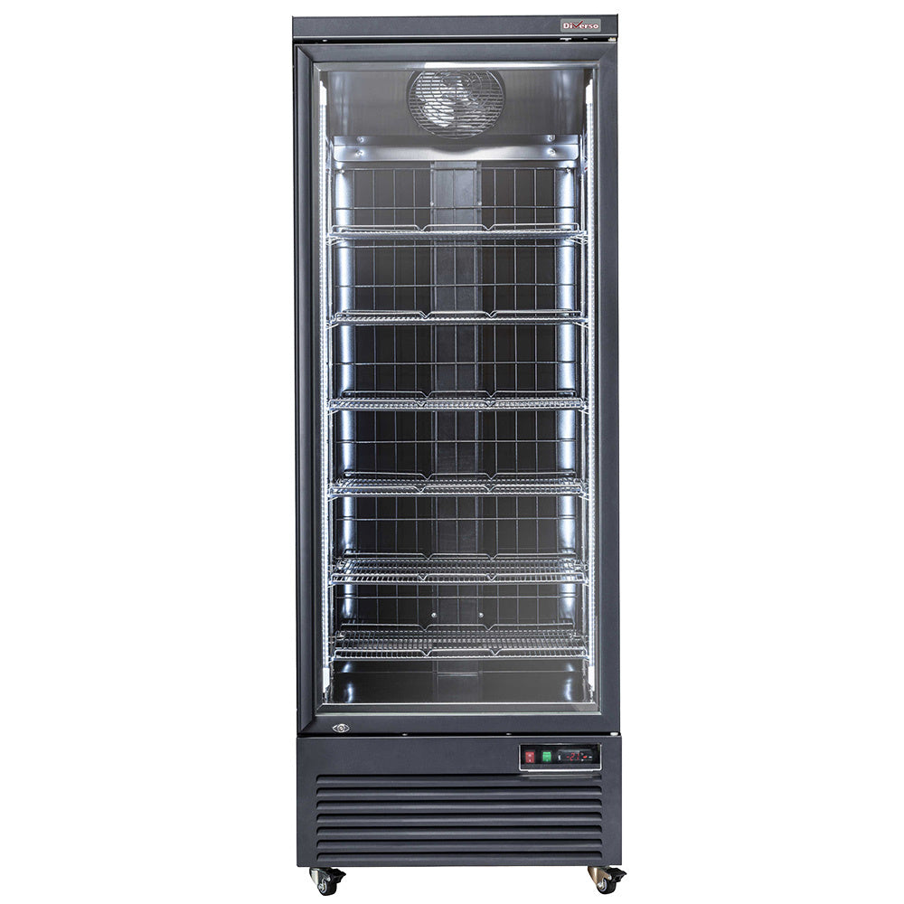 Dark Slate Gray Diverso WR-NV56-1B Vertical freezer showcase, 560 liters - BLACK - Contact Us For Availability