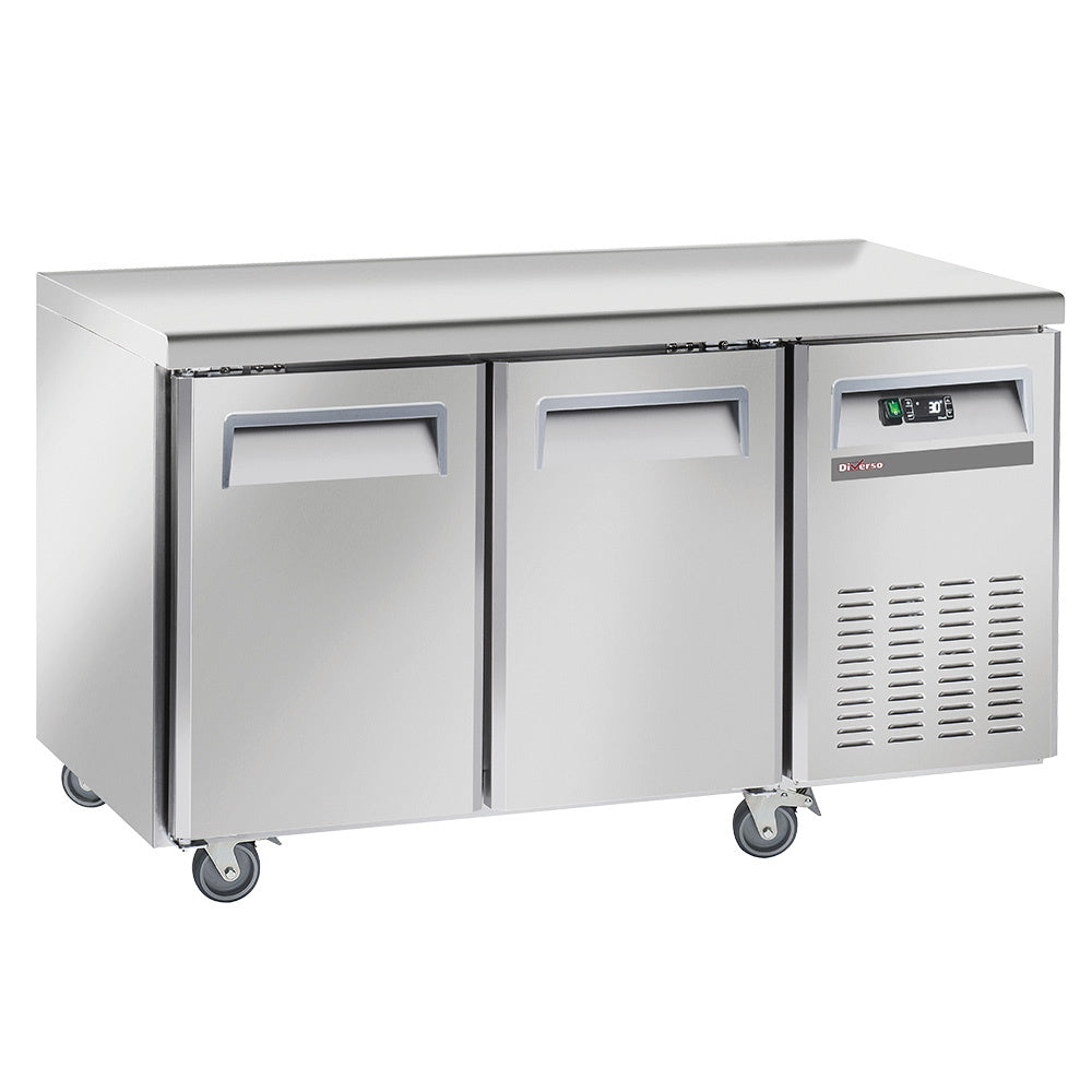 Light Gray Diverso WR-GTB2-2B Freezing table, ventilated, 2 doors GN 1/1 - Contact Us For Availability