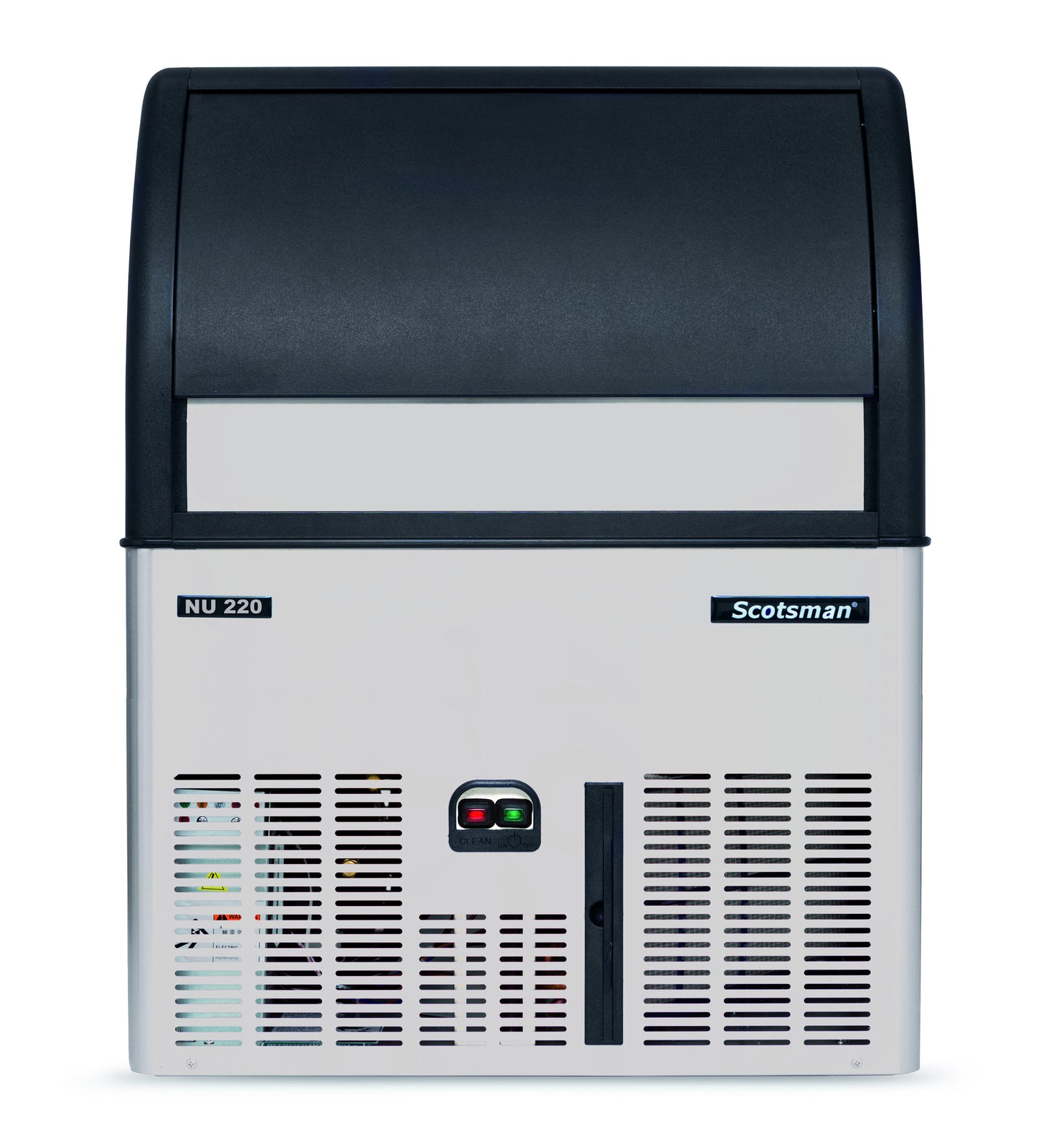 Light Gray Scotsman NU 220 Self Contained Dice Ice Maker, 109kg/24hrs Output / 37kg Storage - Contact Us For Availability