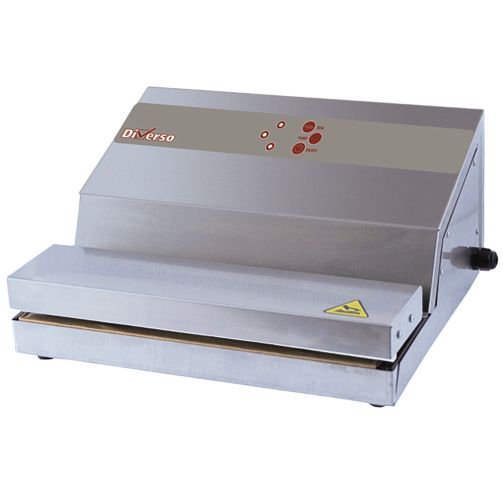 Dark Gray Diverso WR-VAXL-33 Stainless steel vacuum machine, pump 16 l./min, welding 330 mm - Contact Us For Availability