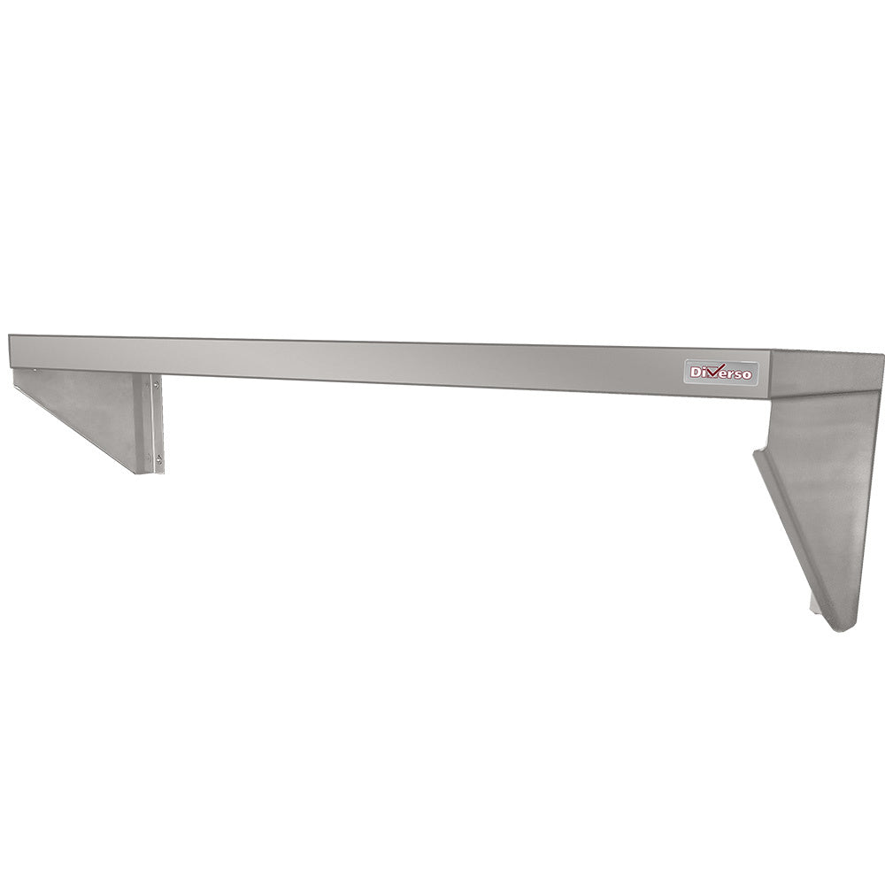 Dark Gray Diverso WR-M100-2C Wall shelves with 2 brackets - Contact Us For Availability