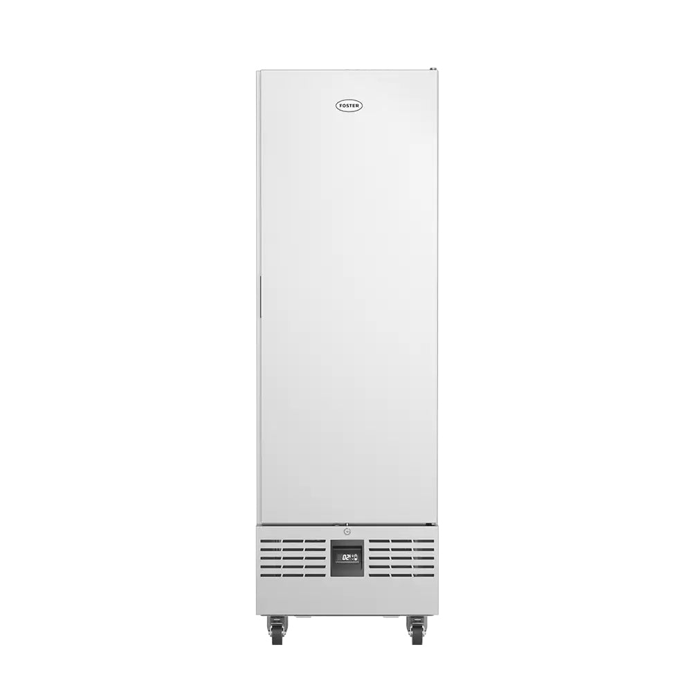 Lavender Foster FSL400H/11-300 Slimline Single Door Refrigerated Upright Cabinet, 400 Litres - In Stock