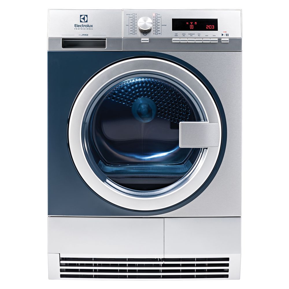Dark Slate Gray Electrolux Professional TE1120 myPRO Smart Condenser Tumble Dryer, 8kg - In Stock