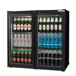 Dark Slate Gray Autonumis RQC00001 Maxi Hinged Double Door Bottle Cooler, 240 x 330ml Bottles / 320 x 330ml Cans - Contact Us For Availability