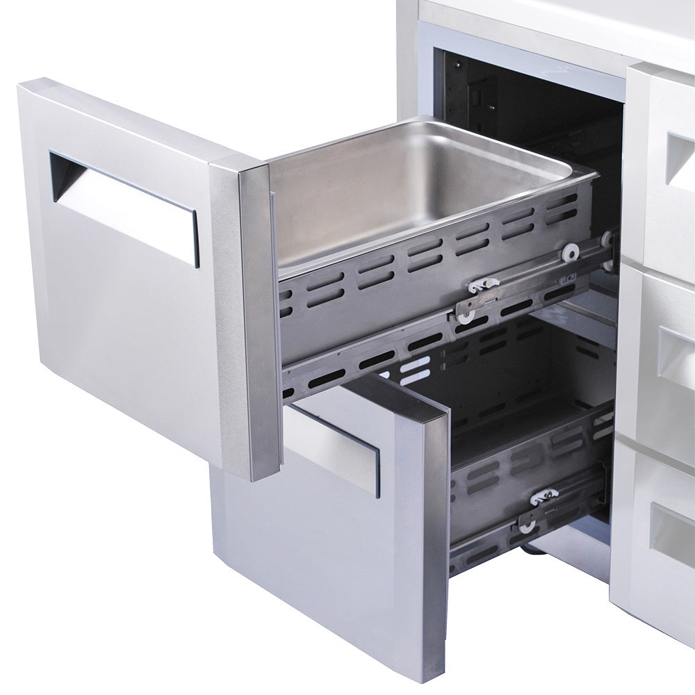 Gray Diverso WR-GTKC-C2 Kit block 2 drawers (1/2 + 1/2) - Contact Us For Availability