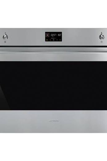 Dark Gray SMEG Classic Single Oven, Multifunction, 900 mm
