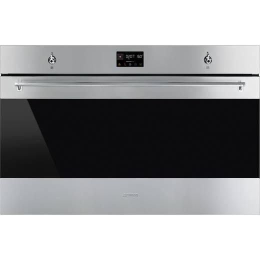 Dark Gray SMEG Classic Single Oven, Multifunction, 900 mm