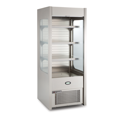 Gray Foster FMSLIM700NG/18-144 Slimline Multideck with Nightblind, Glass End Panels and Undershelf Lighting, 700mm - Contact Us For Availability