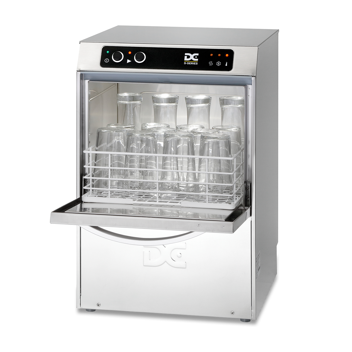 Gray DC SGP35 Standard Range 350mm Basket Frontloading Commercial Glasswasher, 14 Pint Capacity - Contact Us For Availability