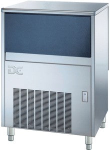 Light Steel Blue DC DC130-65A Self Contained Classic Ice Machine, 130kg/24hrs Output / 65kg Storage - Contact Us For Availability