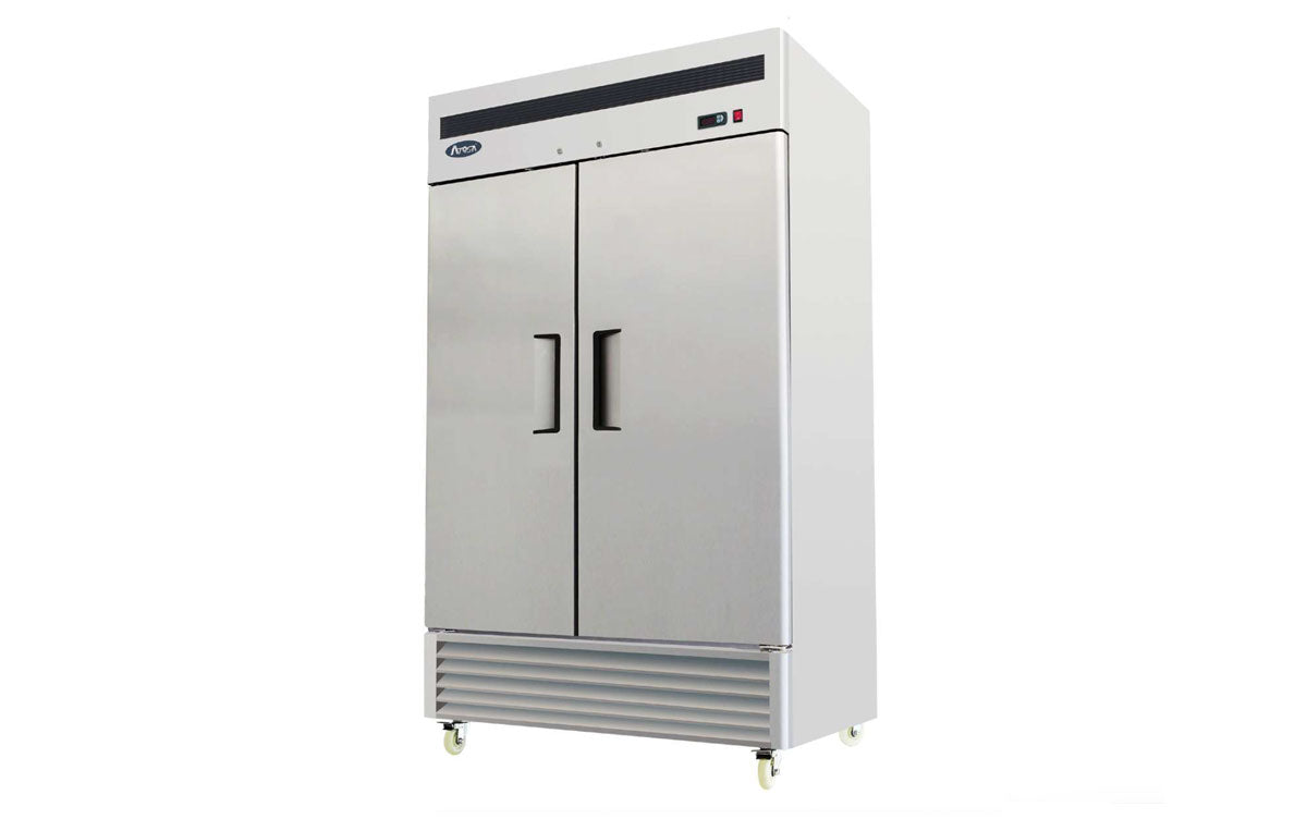 Gray Atosa MBF8183GR Double Door Bottom Mounted Gastronorm Upright Freezer, 1300 Litres - Contact Us For Availability