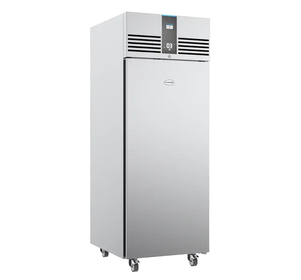 Light Gray Foster EP700SH/41-762 EcoPro G3 Single Door Refrigerated Upright Cabinet, 550 Litres - In Stock