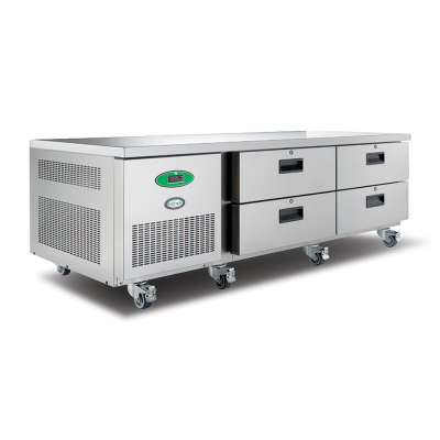Gray Foster LL2/4H/14-116 4 Drawer Low Level Stainless Steel Refrigerated Counter, 279 Litres - Contact Us For Availability