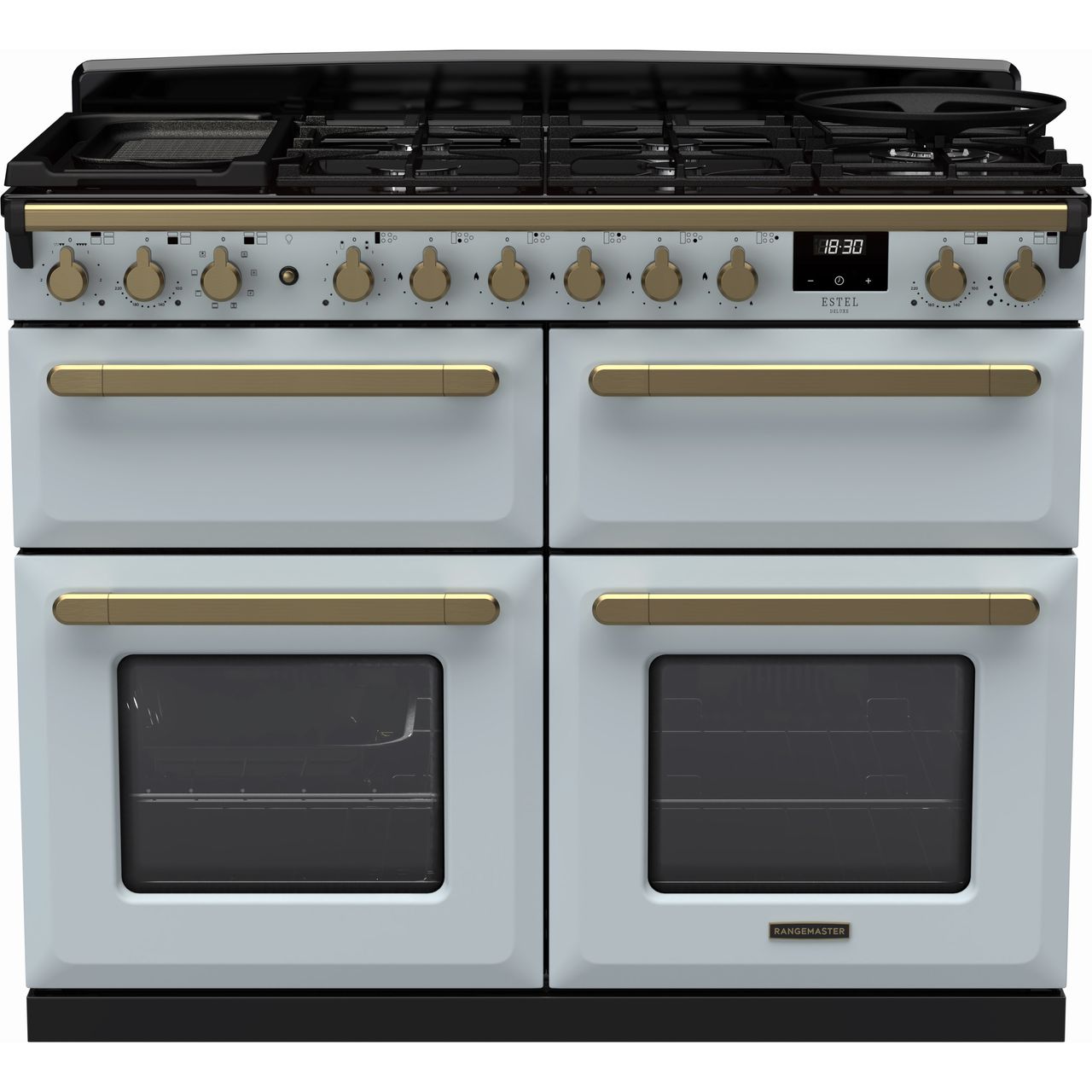 Dark Gray Rangemaster Estel Deluxe 110 Range Cooker, 1092 mm
