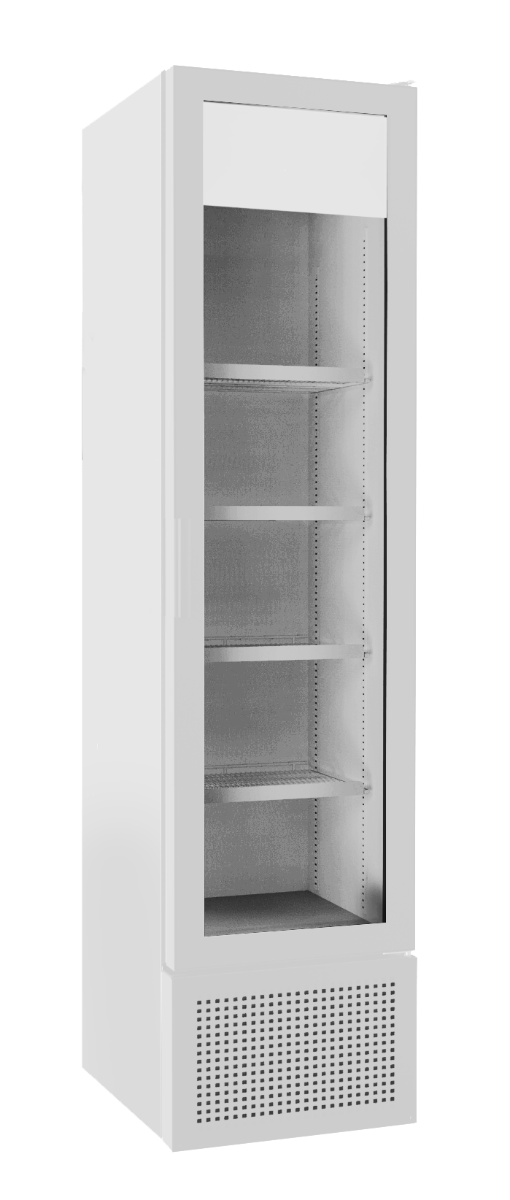 Light Gray Sterling Pro GRADED Green BBS225WOC Slimline Single Door Display Chiller, 225 Litres - Out Of Stock