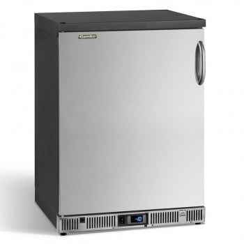 Gray Gamko GF/100LSCS Left Hand Hinged Solid Single Door Anthracite Bottle Cooler, 50 Pint Glasses - Contact Us For Availability