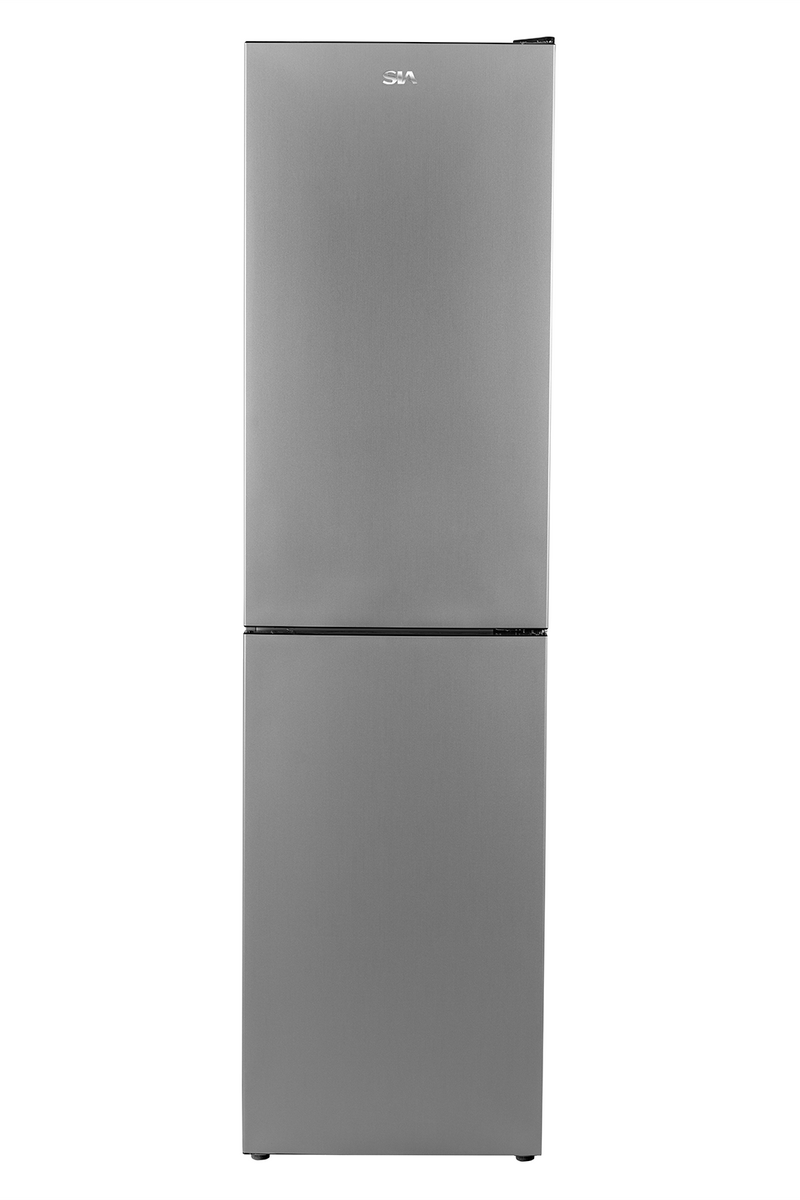 Light Slate Gray SIA 60/40 Split Freestanding 302L Combi Fridge Freezer