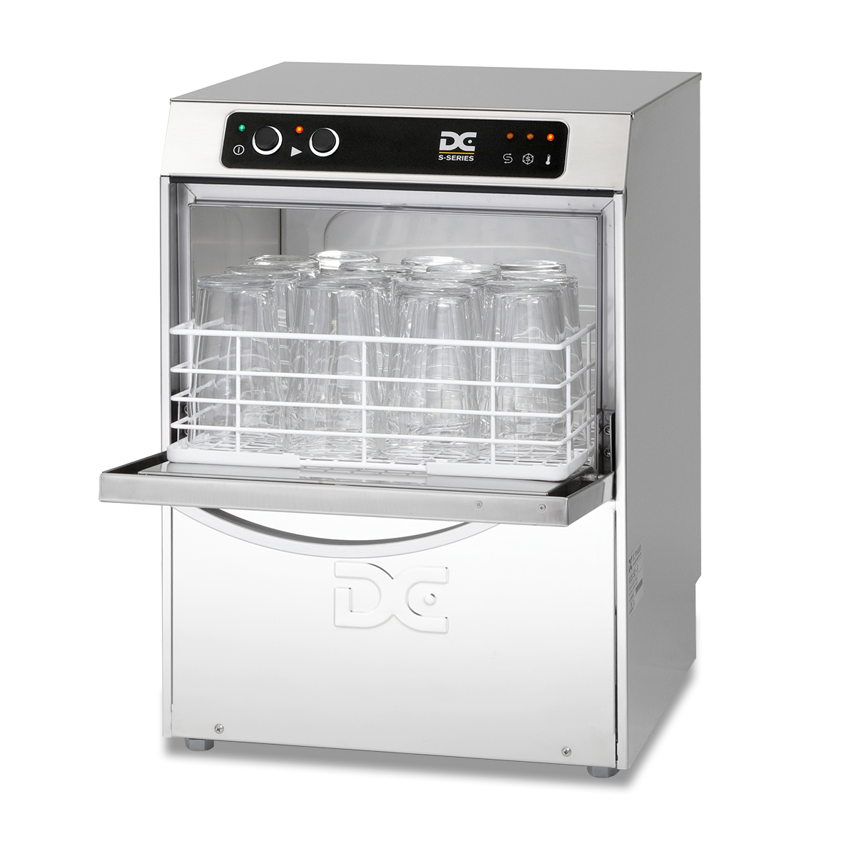 Light Gray DC SG35 Standard Range 350mm Basket Frontloading Commercial Glasswasher, 14 Pint Capacity - Contact Us For Availability