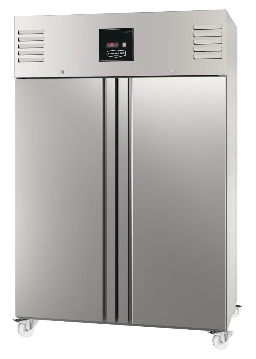 Dark Gray Sterling Pro Green SPI142 Double Door Gastronorm Fridge Cabinet, 1400 Litres - Low Stock