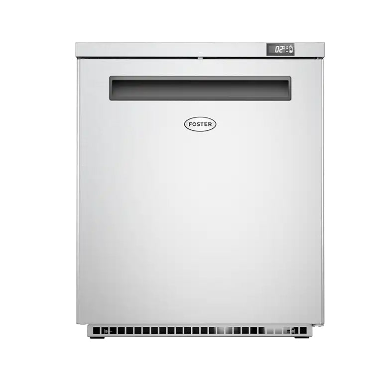 Light Gray Foster HR200/13-111 Single Door Undercounter Cabinet Refrigerator, 200 Litres - In Stock