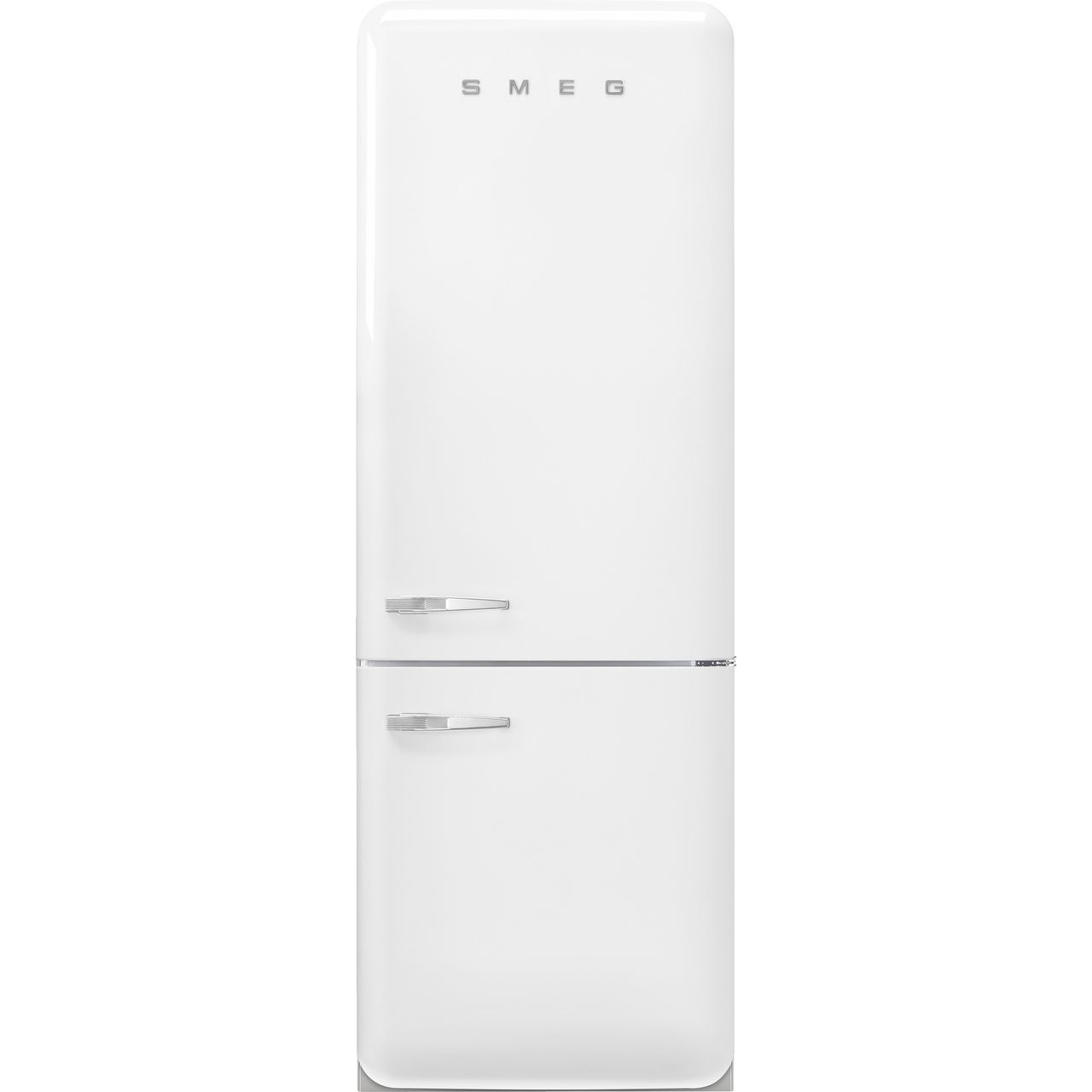 White Smoke SMEG Fridge Freezer, 2050 mm, 50's Retro Style