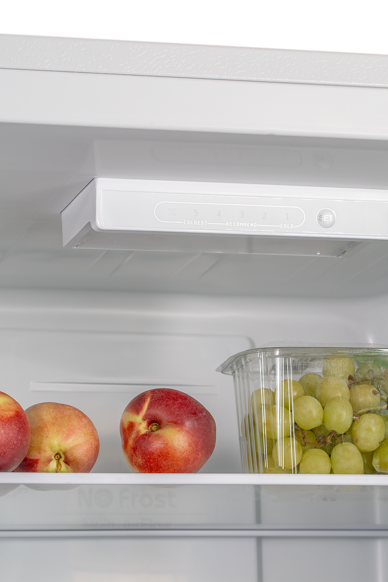 Gray SIA Total No Frost Combi Freestanding Fridge Freezer 250L