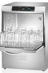 Gray DC OG50ADRO Optima Range 500mm Basket Frontloading Commercial Glasswasher with Break Tank, Drain Pump & RO, 18 Pint Capacity - Contact Us For Availability