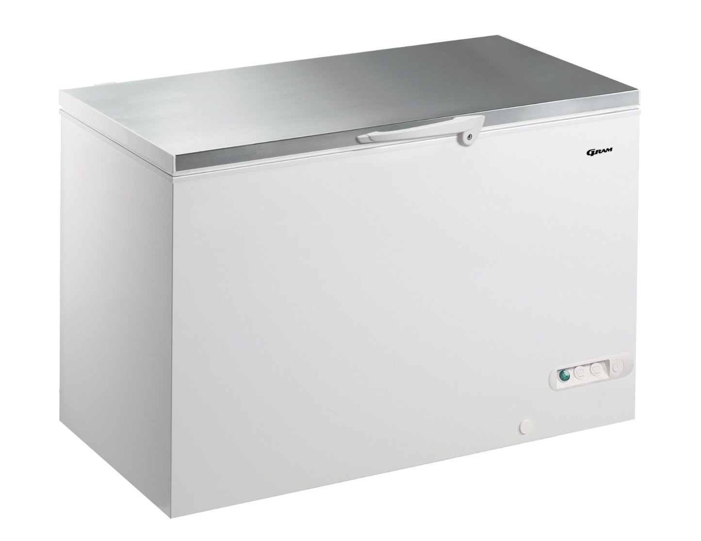Light Gray Hoshizaki CF 45 SG UK Stainless Steel Lid White Chest Freezer, 416 Litres - Contact Us For Availability
