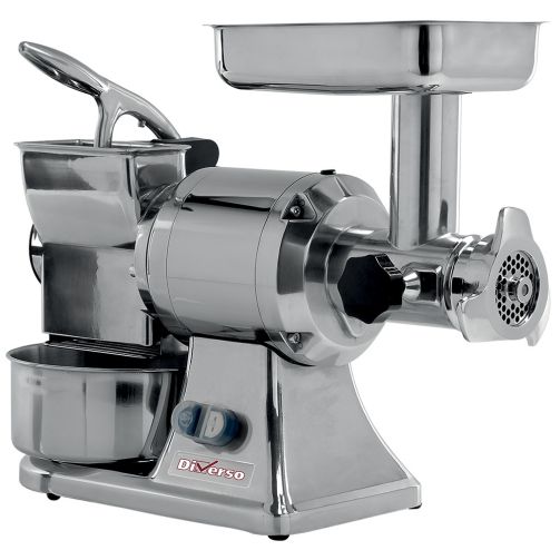Dark Gray Diverso WR-TGRP-12 Combination meat grinder No 12 and parmesan grater - Contact Us For Availability