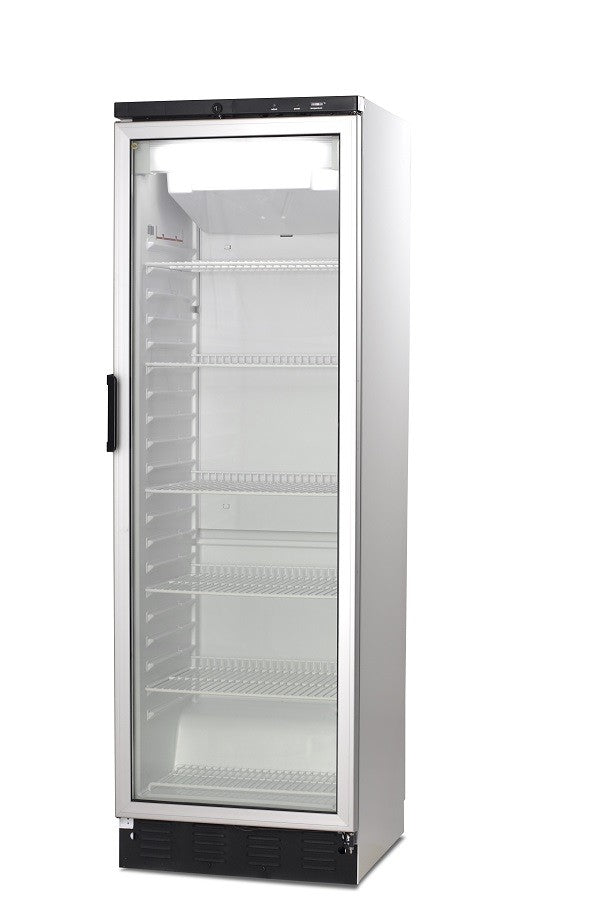 Gray Vestfrost NFG 309 Frostfree Single Door Upright Display Freezer, 310 Litres - In Stock