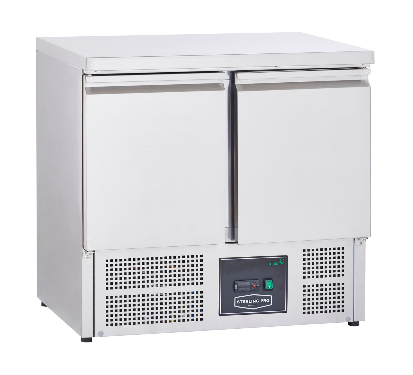 Light Gray Sterling Pro Cobus SPU201 2 Door Undermounted Fridge Counter, 240 Litres - In Stock